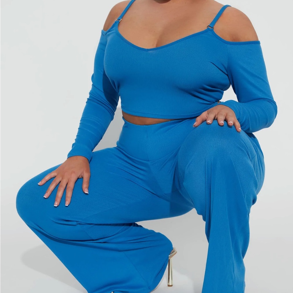 Always So Chill Pant Set - Turquoise